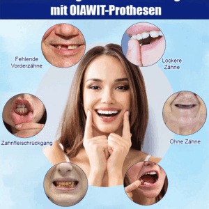QIAWI Dental cosmetic denture decoration set