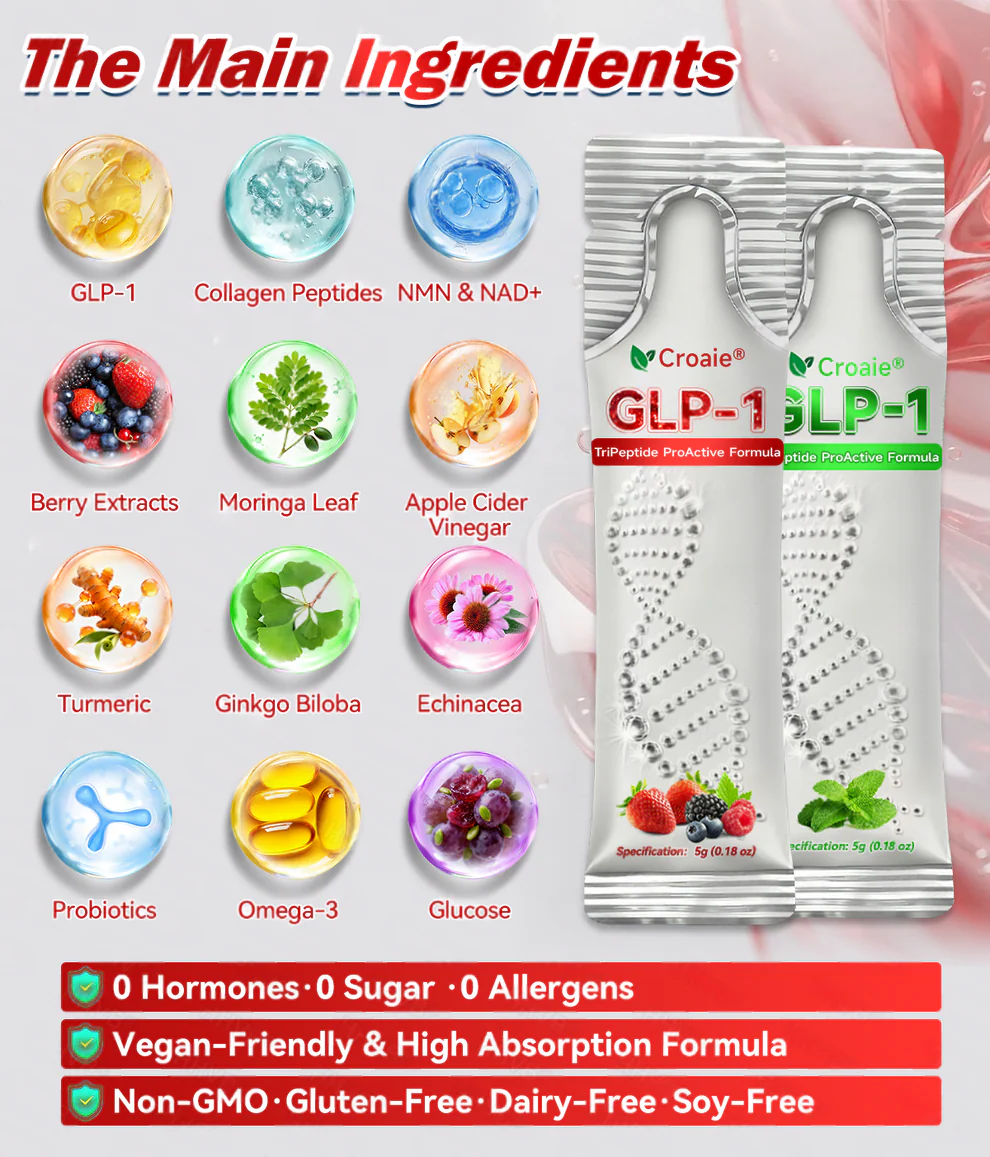 Croaie® GLP-1 + Collagen Peptides Oral Solution image Croaie® GLP-1 + Collagen Peptides Oral Solution