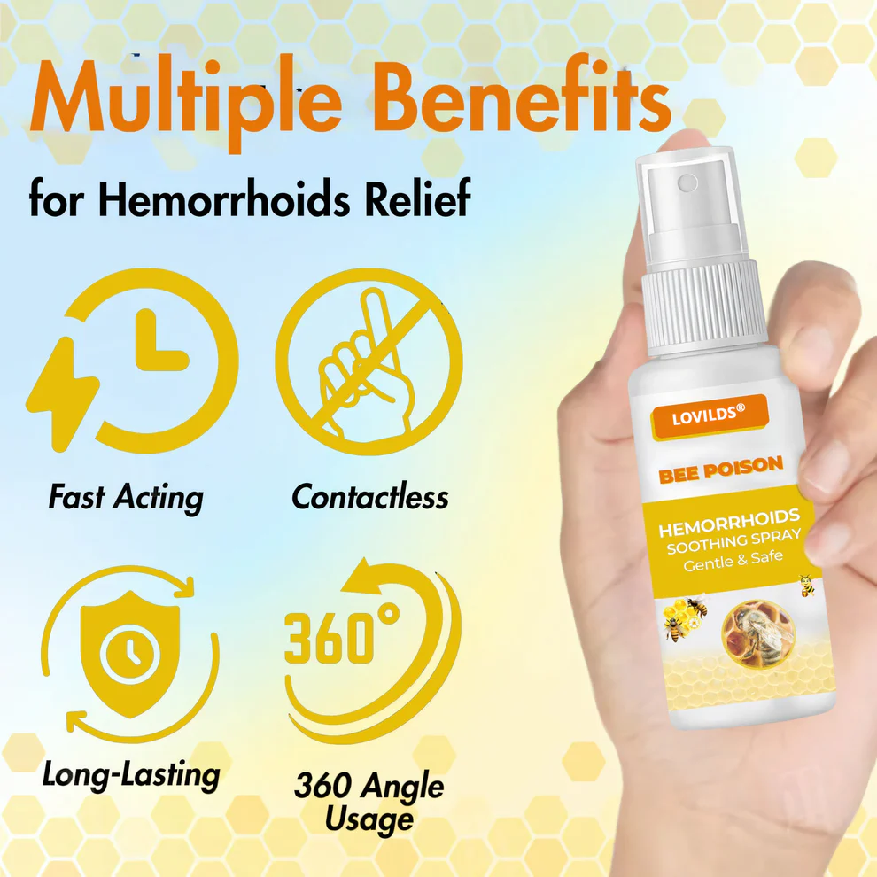 LOVILDS® Hemorrhoids Bee Poison Soothing Spray image LOVILDS® Hemorrhoids Bee Poison Soothing Spray
