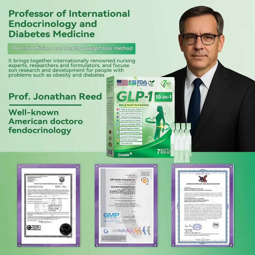 CROAIEยฎ GLP-1 Nine-in-One Health Solution Oral Liquid image CROAIEยฎ, GLP-1 Nine-in-One Health Solution Oral Liquid