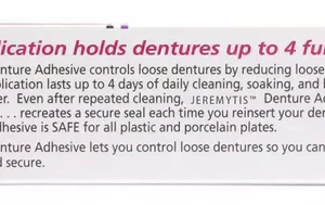 JEREMYTIS™ Thermoplastic Denture Adhesive