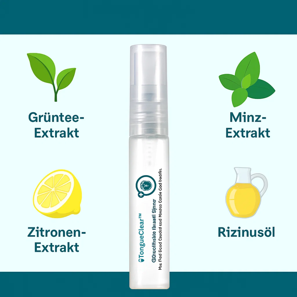 TongueClear™ | Relieves sore tongue and white coating image TongueClear™ | Relieves sore tongue and white coating