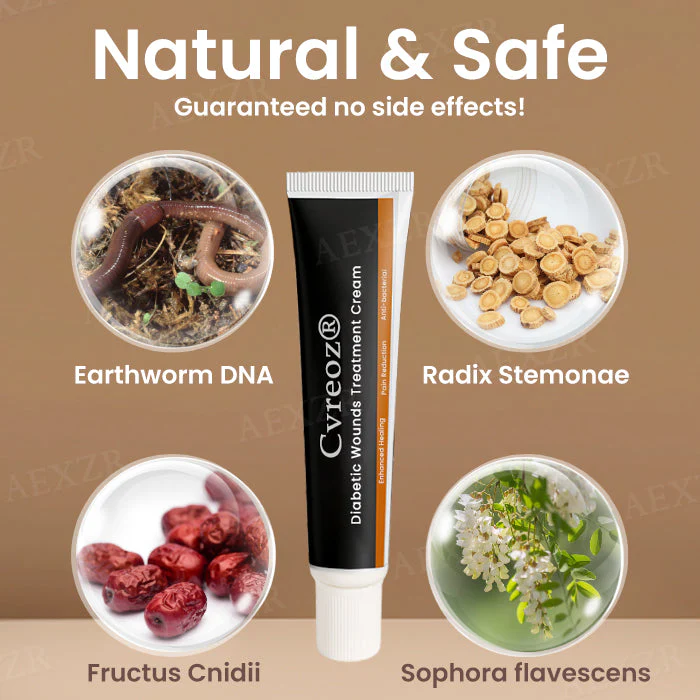 Cvreoz® Advanced Wound Healing Cream for Diabetic Skin image Cvreoz® Advanced Wound Healing Cream for Diabetic Skin