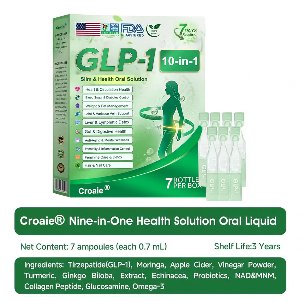 CROAIEยฎ GLP-1 Nine-in-One Health Solution Oral Liquid image CROAIEยฎ, GLP-1 Nine-in-One Health Solution Oral Liquid
