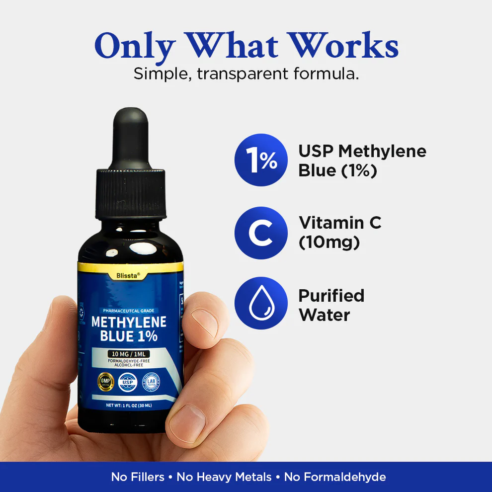 Blissta™️USP Grade Methylene Blue 1%