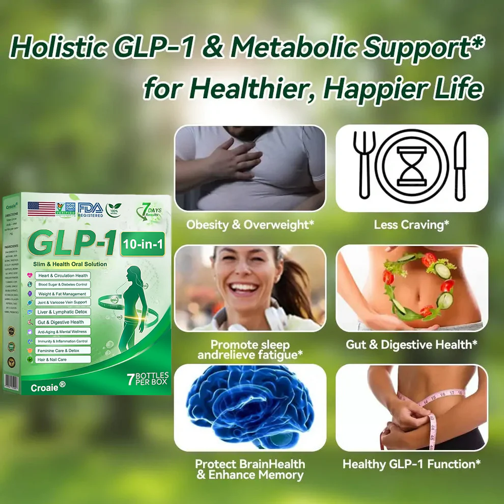 CROAIEยฎ GLP-1 Nine-in-One Health Solution Oral Liquid image CROAIEยฎ GLP-1 Nine-in-One Health Solution Oral Liquid - Image 13