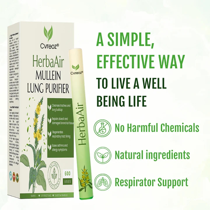 Cvreoz® HerbaAir Mullein Lung Purifier image Cvreoz® HerbaAir Mullein Lung Purifier