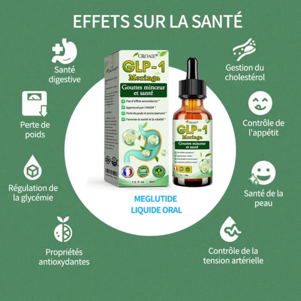 Croaie® GLP-1 Moringa Slimming & Health Boost Drops