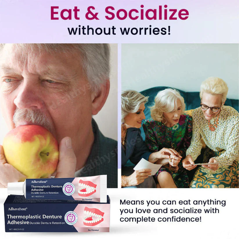 AdhereDent® thermoplastic denture adhesive image AdhereDent® thermoplastic denture adhesive