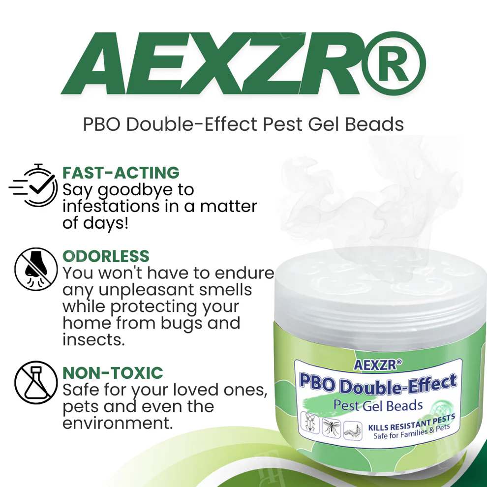 AEXZR® PBO Double-Effect Pest Gel Beads image AEXZR® PBO Double-Effect Pest Gel Beads