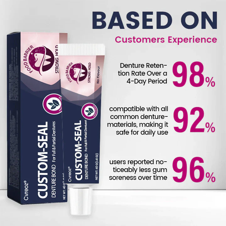 Cvreoz® CUSTOM-SEAL DENTURE BOND image Cvreoz® CUSTOM-SEAL DENTURE BOND