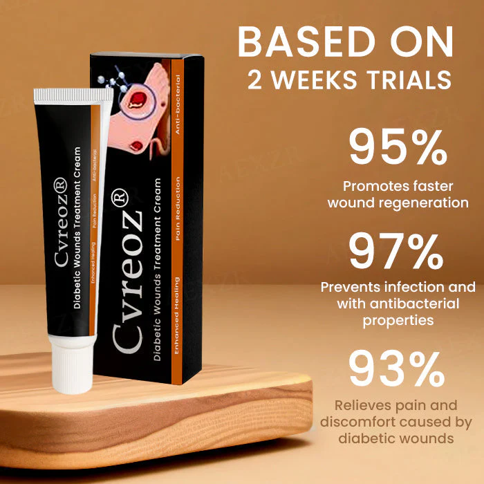 Cvreoz® Advanced Wound Healing Cream for Diabetic Skin image Cvreoz® Advanced Wound Healing Cream for Diabetic Skin
