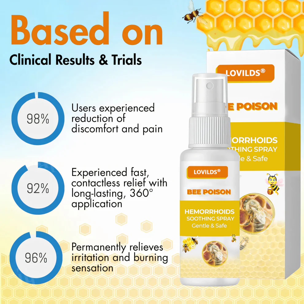 LOVILDS® Hemorrhoids Bee Poison Soothing Spray image LOVILDS® Hemorrhoids Bee Poison Soothing Spray