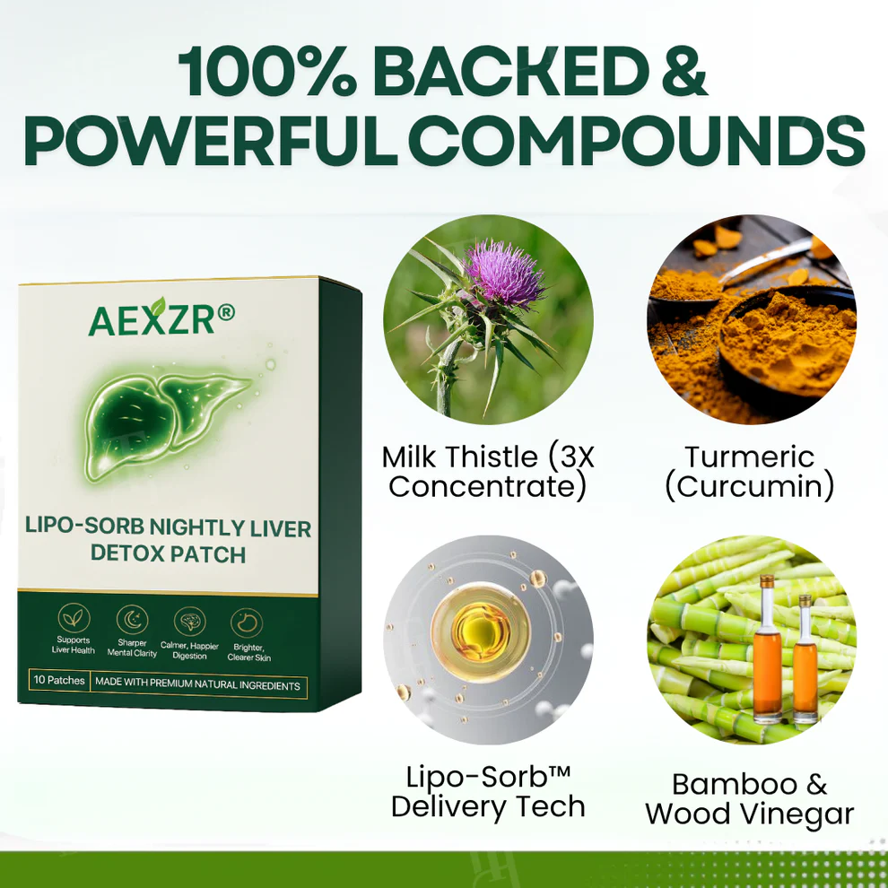 AEXZR® Lipo-Sorb Nightly Liver Detox Patch image AEXZR® Lipo-Sorb Nightly Liver Detox Patch