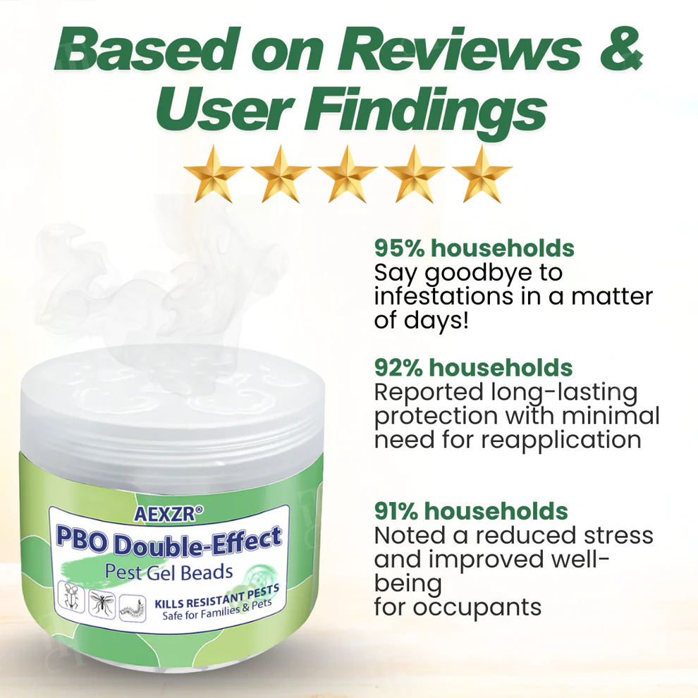 AEXZR® PBO Double-Effect Pest Gel Beads image AEXZR® PBO Double-Effect Pest Gel Beads