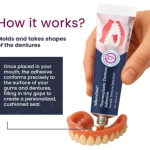 AdhereDent® thermoplastic denture adhesive image AdhereDent® thermoplastic denture adhesive
