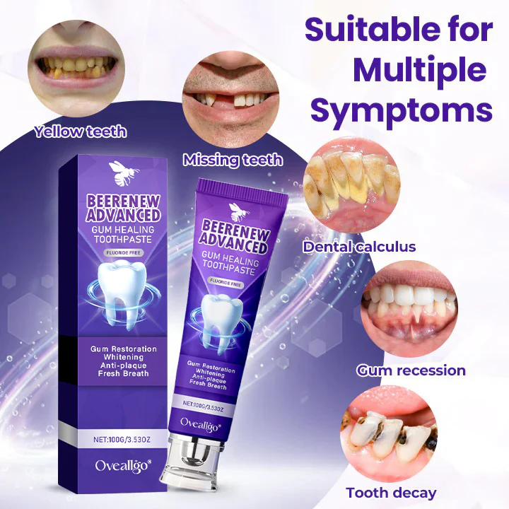 Oveallgo® BeeRenew Advanced Gum Healing Toothpaste image Oveallgo® BeeRenew Advanced Gum Healing Toothpaste