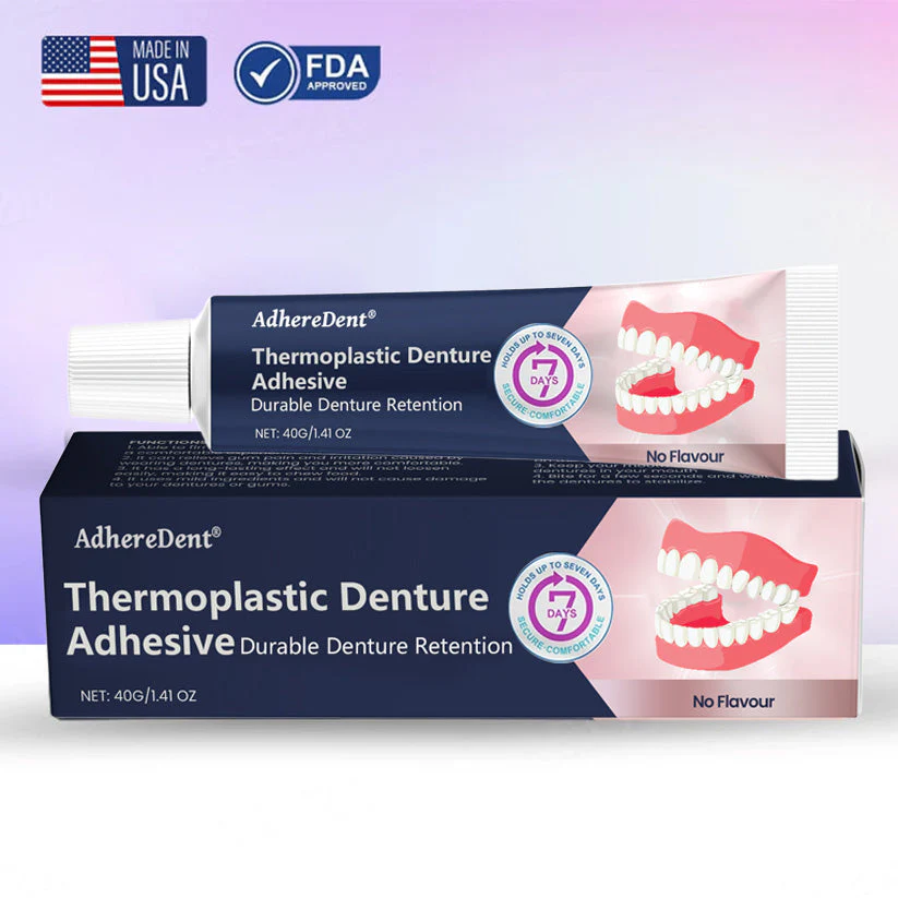 AdhereDent® thermoplastic denture adhesive image AdhereDent® thermoplastic denture adhesive
