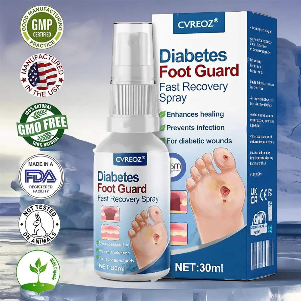 CVREOZ® Diabetes Foot Guard Fast Recovery Spray image CVREOZ® Diabetes Foot Guard Fast Recovery Spray