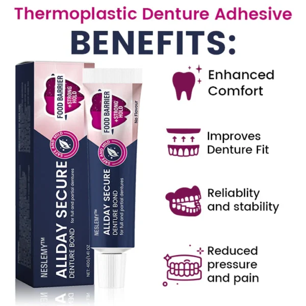 NESLEMY™ AllDay Secure Denture Bond