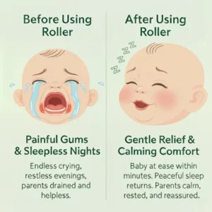BBOJI 100% Natural 'Relief Roller' For Teething Pain