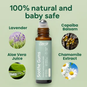BBOJI 100% Natural 'Relief Roller' For Teething Pain