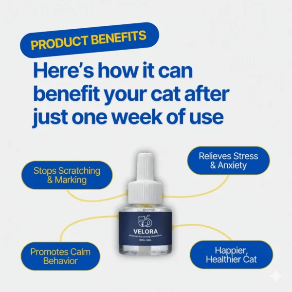 Velora CalmCat™ Diffuser | Reduce Hunting & Parasite Exposure