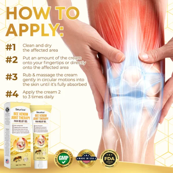 Seurico™ Bee Venom Joint Therapy Pain Relief Gel