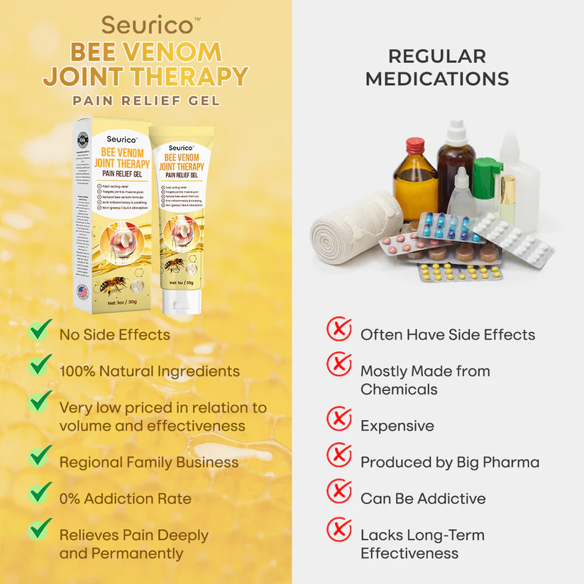 Seurico™ Bee Venom Joint Therapy Pain Relief Gel 8 Seurico™ Bee Venom Joint Therapy Pain Relief Gel