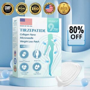 Grunsify® SMGT-GLP-1 Tirzepatide & Collagen Nano Microneedle Weight Loss Patch