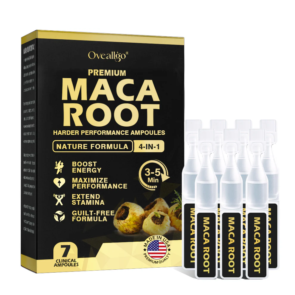 Oveallgo® Maca Root HARDER Performance Ampoules image Oveallgo® Maca Root HARDER Performance Ampoules