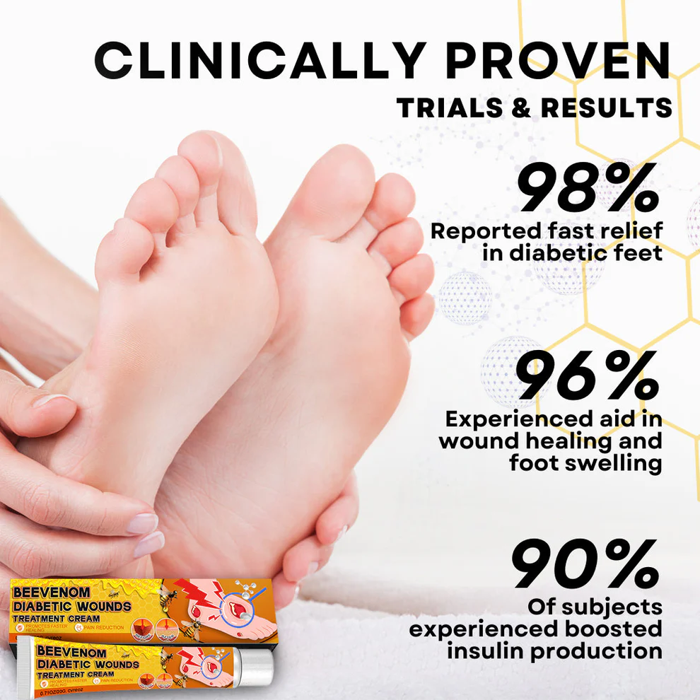 Cvreoz® Bee Venom Diabetic Wounds Treatment Cream image Cvreoz® Bee Venom Diabetic Wounds Treatment Cream