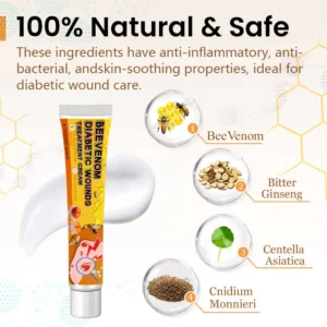 Cvreoz® Bee Venom Diabetic Wounds Treatment Cream image Cvreoz® Bee Venom Diabetic Wounds Treatment Cream