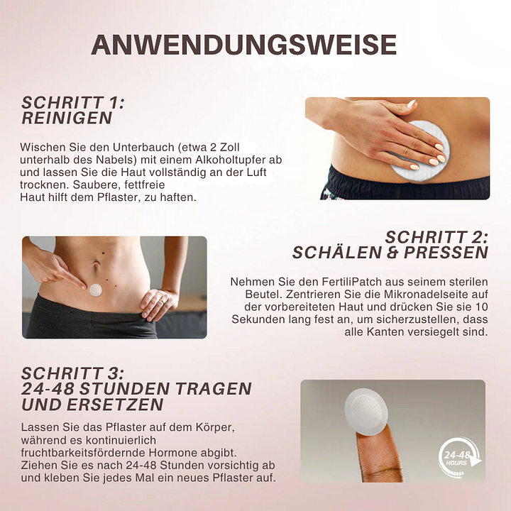 Oveallgo® FertiliPatch Mikronadeln Fruchtbarkeit Verbesserung System image Oveallgo® FertiliPatch Mikronadeln Fruchtbarkeit Verbesserung System