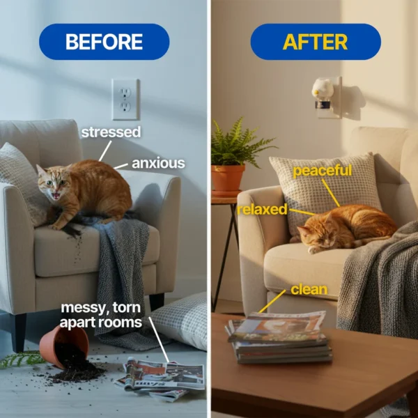 Velora CalmCat™ Diffuser | Reduce Hunting & Parasite Exposure
