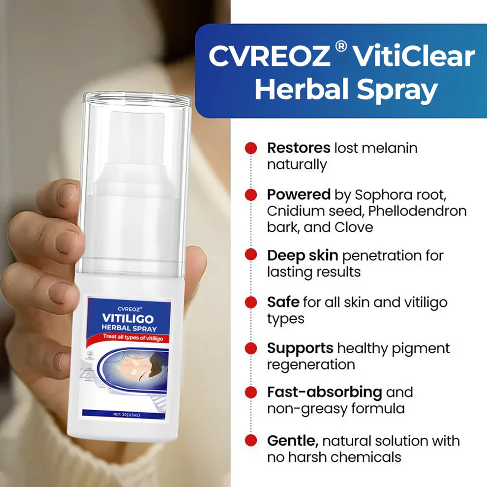 CVREOZ® Vitiligo Herbal Spray image CVREOZ® Vitiligo Herbal Spray