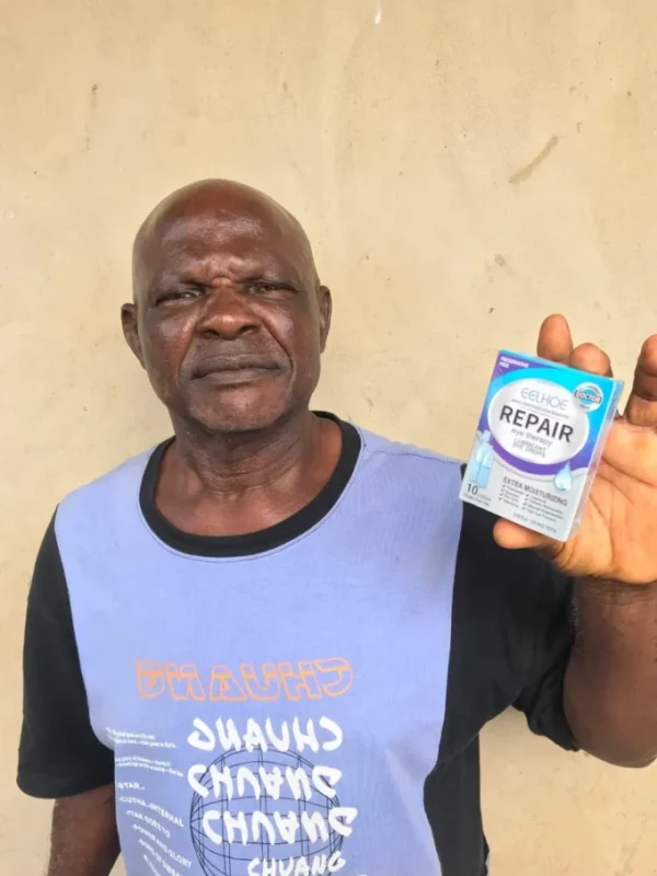 Eye drops for blurred vision