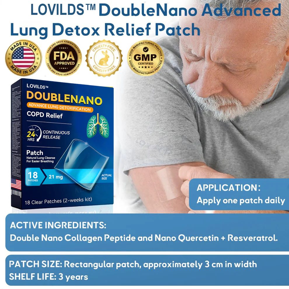 LOVILDS™ DoubleNano COPD Relief Patch image LOVILDS™ DoubleNano COPD Relief Patch