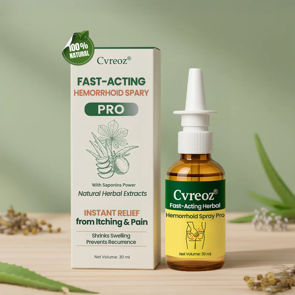 Cvreoz® Fast-Acting Herbal Hemorrhoid Spray Pro image Cvreoz® Fast-Acting Herbal Hemorrhoid Spray Pro