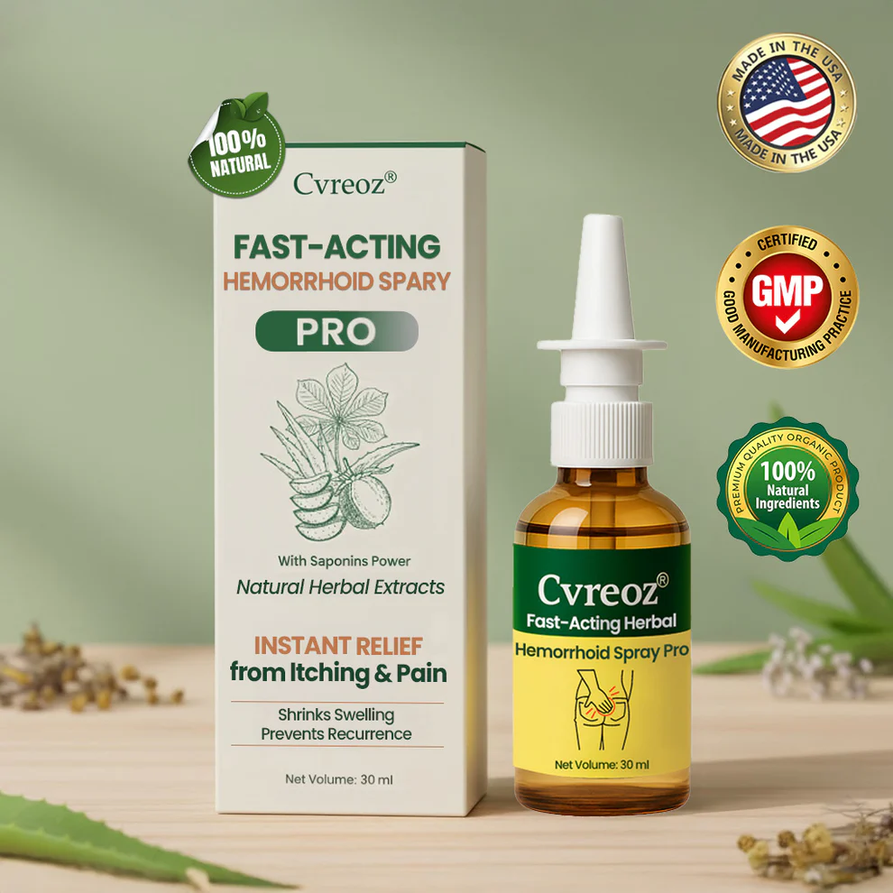 Cvreoz® Fast-Acting Herbal Hemorrhoid Spray Pro image Cvreoz® Fast-Acting Herbal Hemorrhoid Spray Pro
